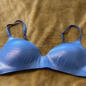 Victoria's Secret Iridescent Blue Bra